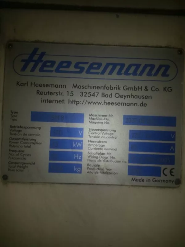 Шлифовальный станок Heesmann ВМ-8 2